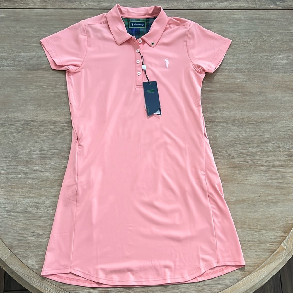 William Murray Golf Pink Polo Dress